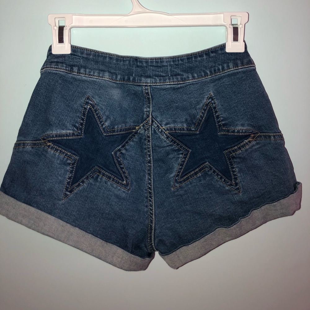 Pacsun star super high rise shorts